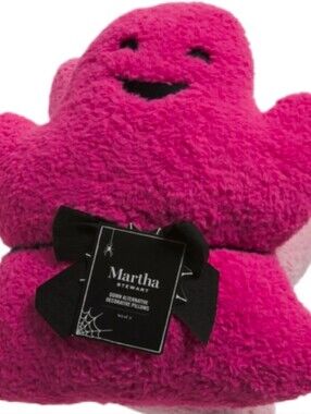 Martha Stewart Pink Ghost Pillows Halloween 3 Pc